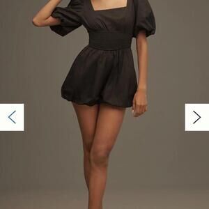 Maeve Women's Black Playsuit-romper